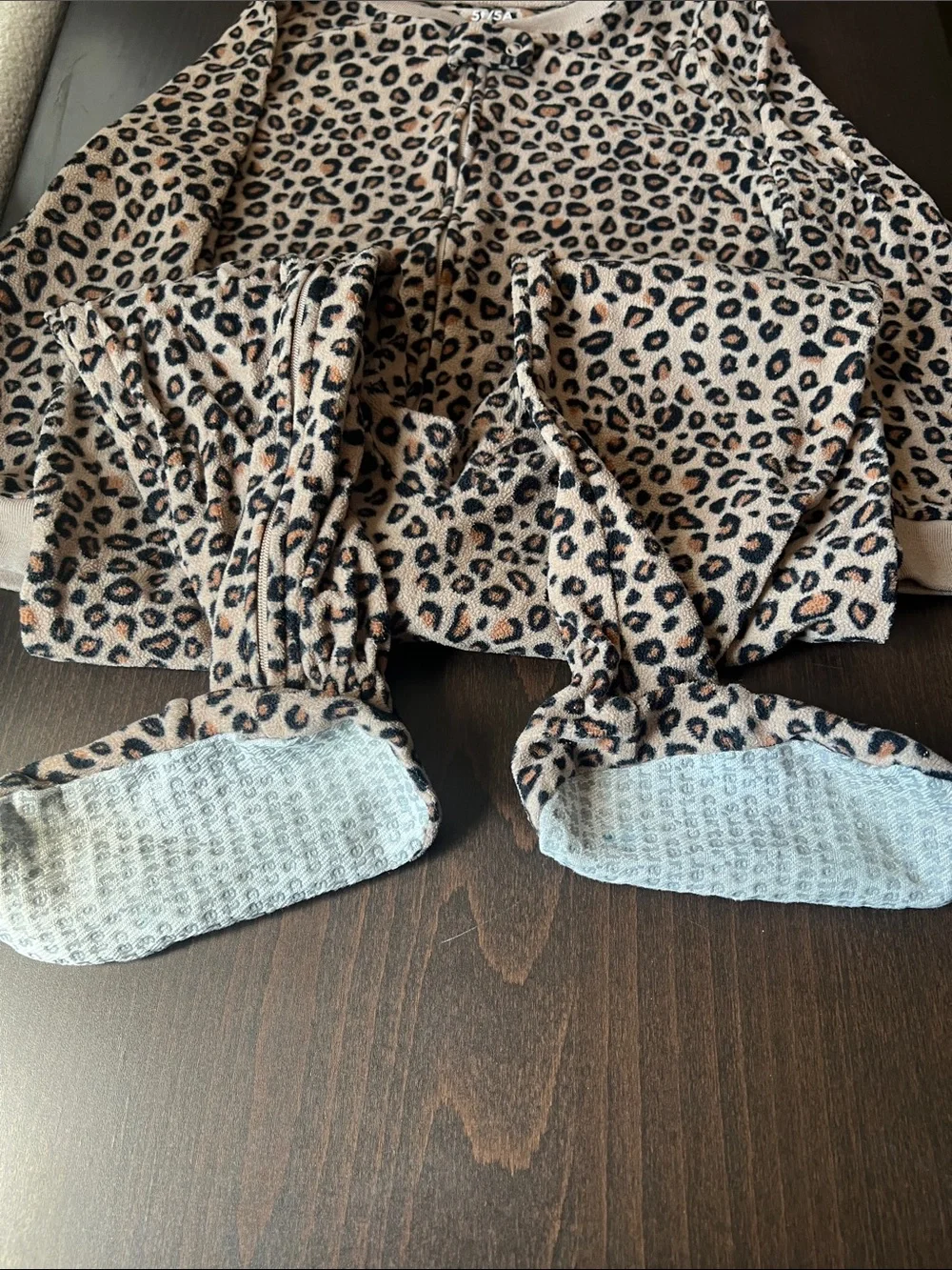 Carter's  Leopard Print Sleep Sack with Kitty Applique